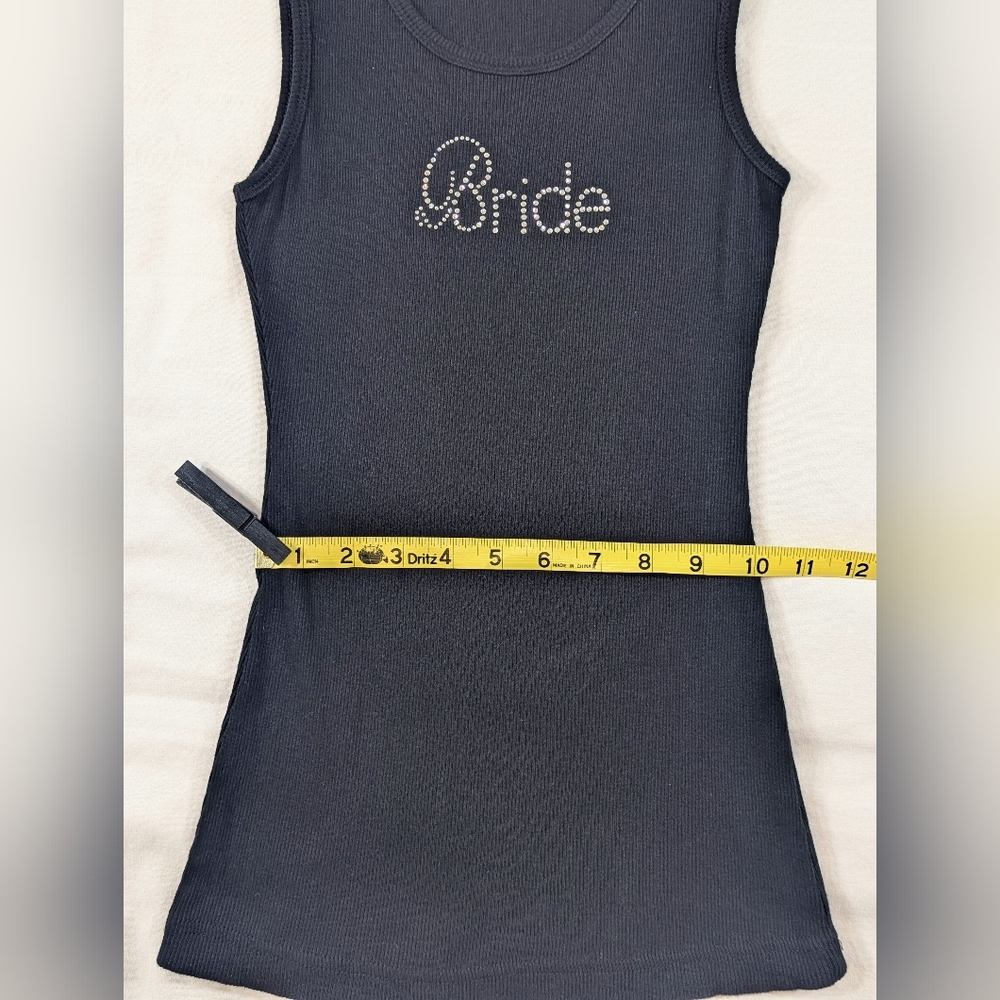 "Bride" Ribbed Tank Top - Picture 5 of 8